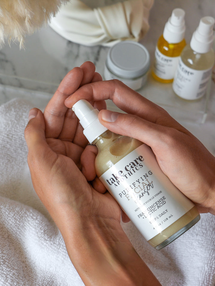PURIFYING | FACIAL CLEANSER - Frankincense + Lactic Acid